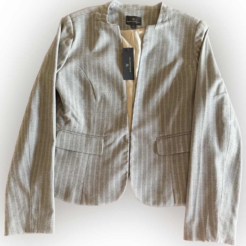 Worthington Striped Blazer